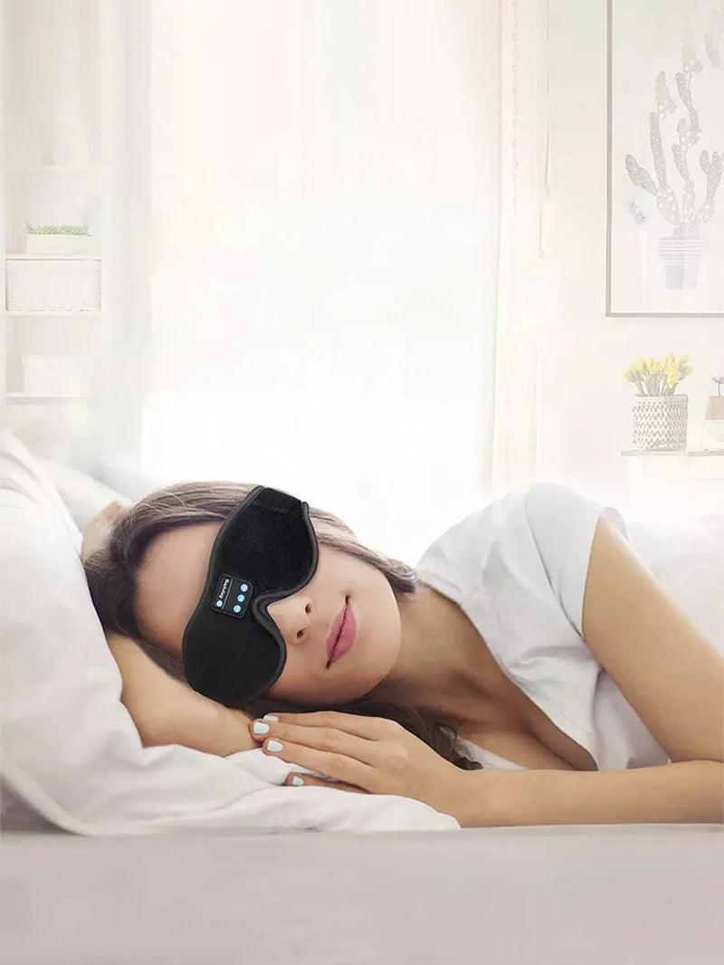 Wireless Bluetooth Sleep Headphones & Eye Mask – Soft, Comfortable, and Perfect for Better Sleep