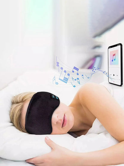 Wireless Bluetooth Sleep Headphones & Eye Mask – Soft, Comfortable, and Perfect for Better Sleep